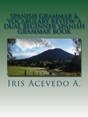 cover image of Spanish Grammar & Vocabulary Review- a Dual Beginner Spanish Grammar Book